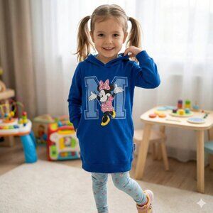 Disney Minnie Mouse "M" Graphic Hoodie Dress